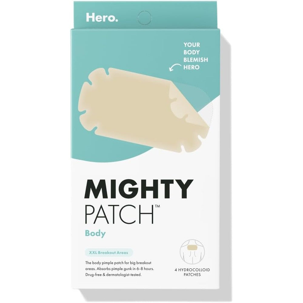 Hero Cosmetics Mighty Patch Body XXL hydrocolloid best pimple patches for bacne