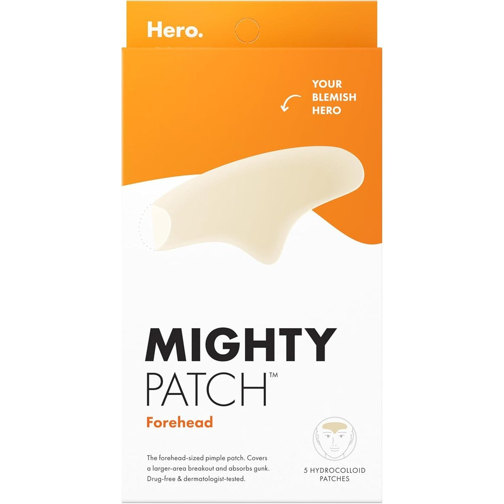 Mighty Patch Forehead XL hydrocolloid patches for large forehead breakouts