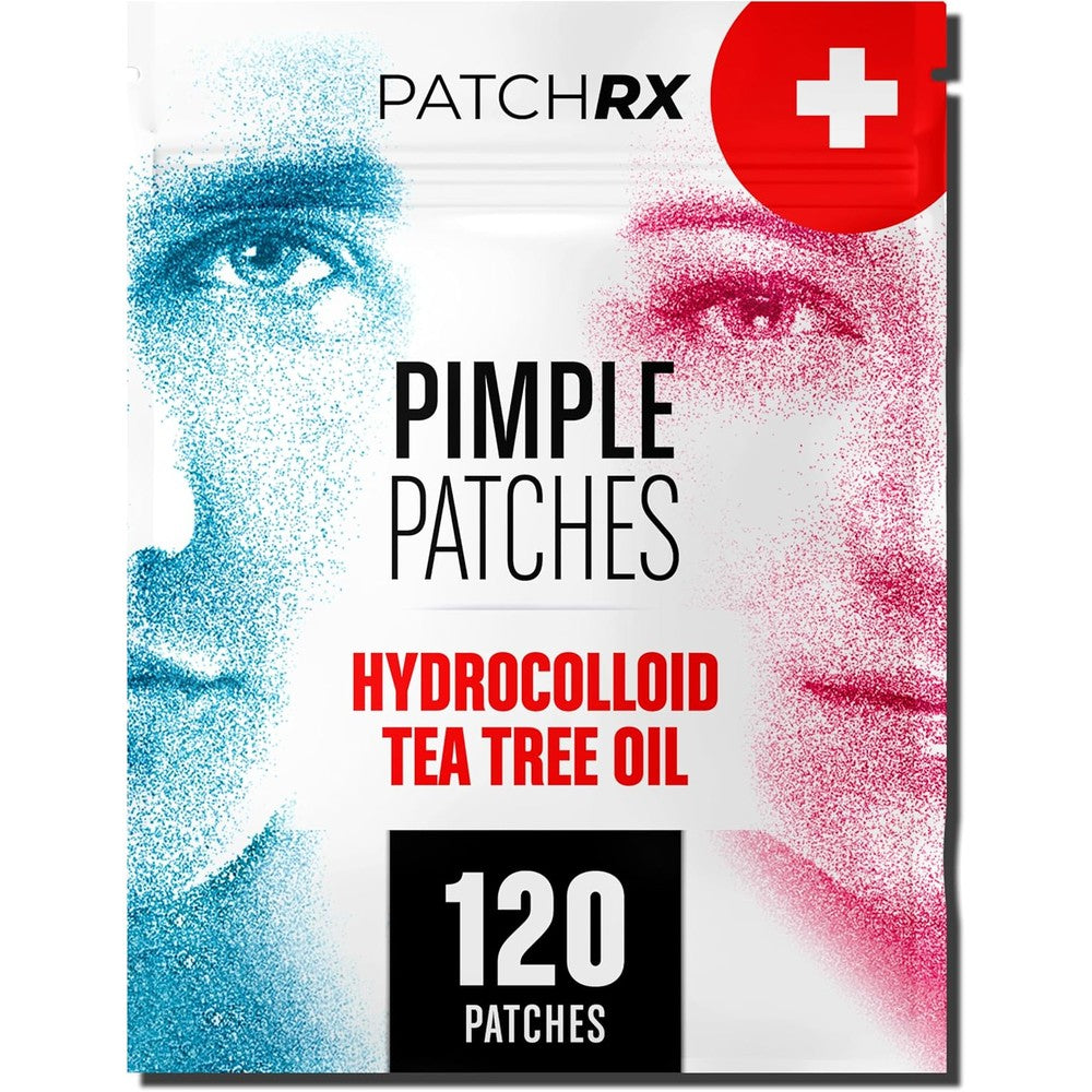 PatchRx hydrocolloid acne pimple patches front view pack of 120 count