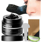 Lanbena Upgraded 2.0 Bamboo Charcoal Blackhead Remover Mask front view jar packaging