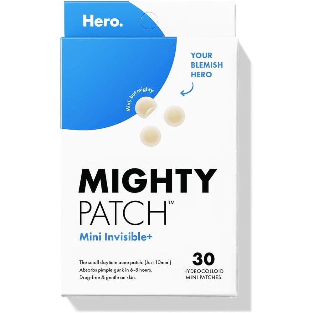 Mighty Patch Mini Invisible hydrocolloid best pimple patches for daytime acne care