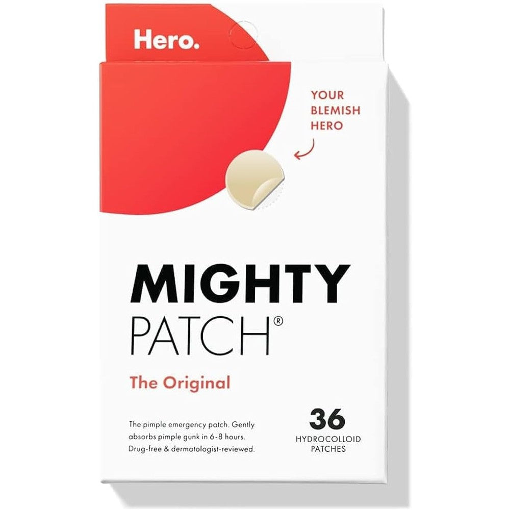 Mighty Patch Original 36 hydrocolloid pimple patches for whitehead removal