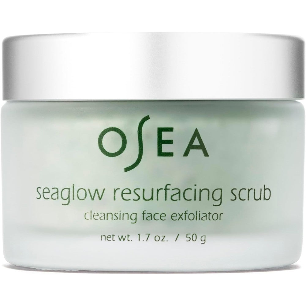 Osea Seaglow Resurfacing Face Cleanser and Scrub 1.7 Ounce bottle front view