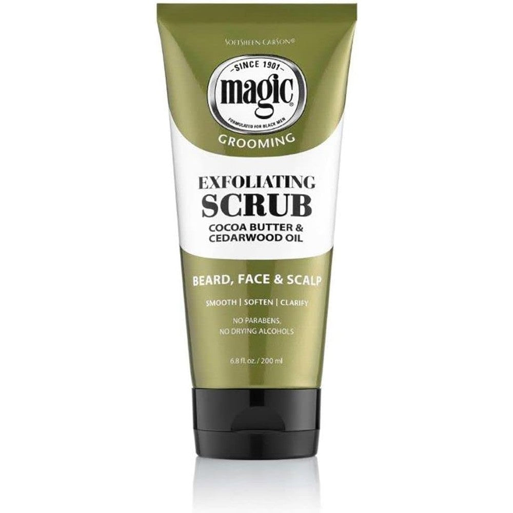 SoftSheen-Carson Magic Men's Grooming Facial Exfoliating Scrub front view tube