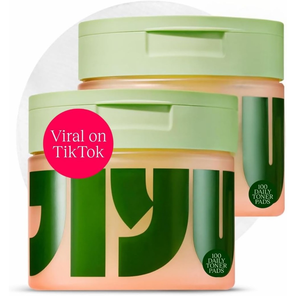 JiYu Toning Polish Pads 2-pack front view showcasing the premium Korean skincare packaging.