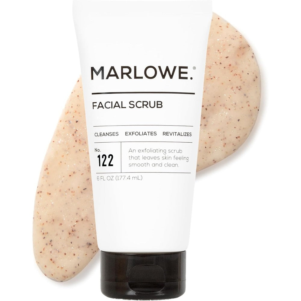 Marlowe Number 122 Men's Facial Scrub front view packaging