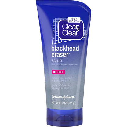 Clean And Clear Blackhead Eraser Facial Scrub front view packaging