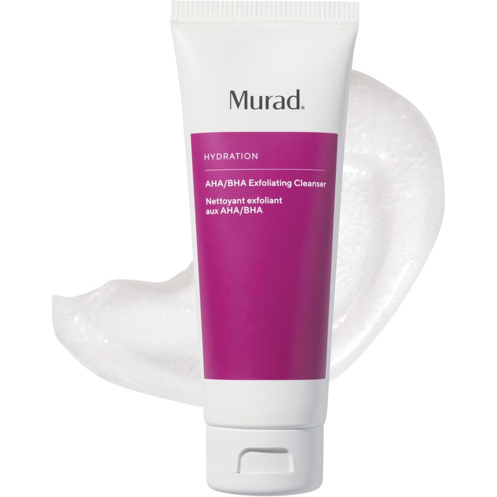 Murad AHA BHA Exfoliating Cleanser front view premium skincare tube