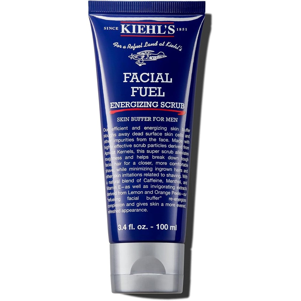 Kiehl's Facial Fuel Energizing Scrub 100ml front view bottle