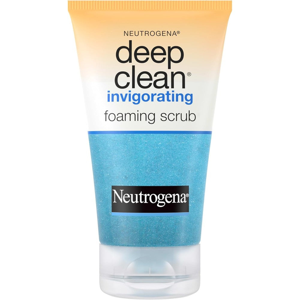 Neutrogena Deep Clean Invigorating Foaming Scrub front view packaging