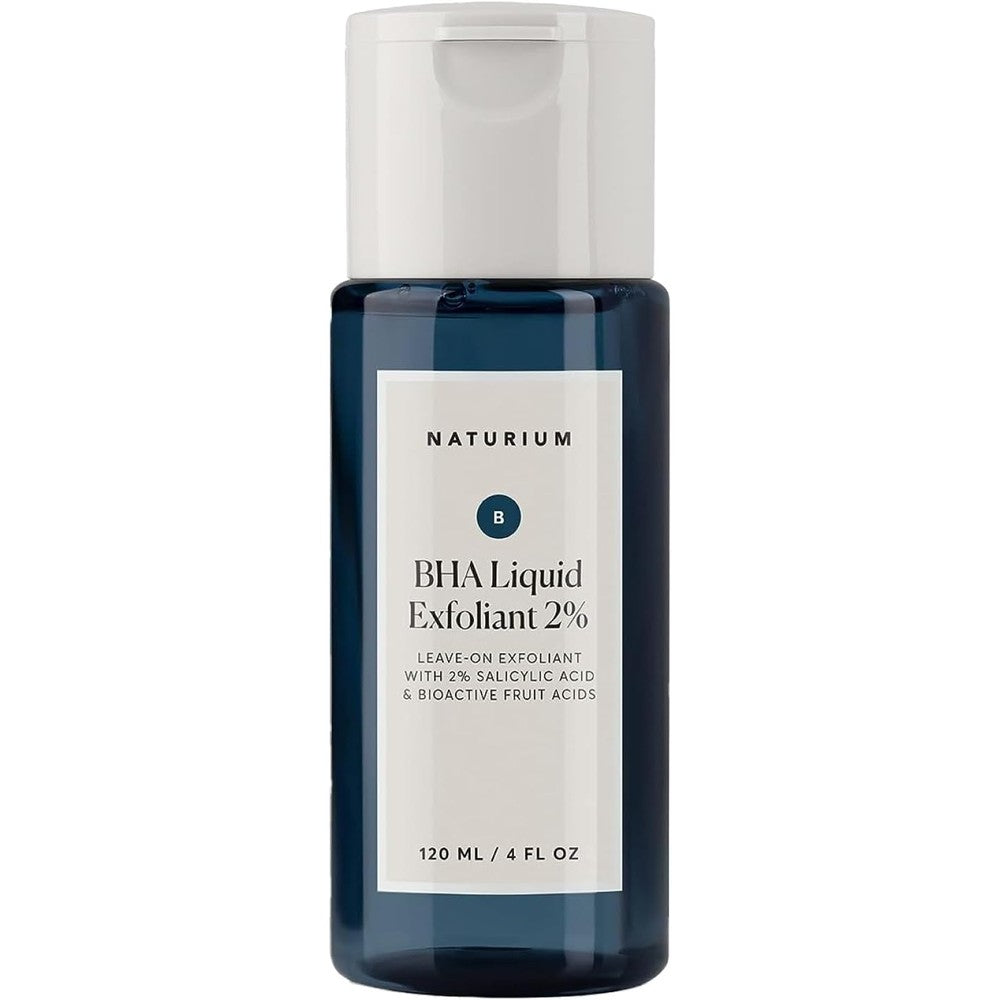 Naturium BHA Liquid Exfoliant two percent front view pore minimizing treatment bottle