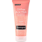 Neutrogena Pink Grapefruit Acne Face Wash Foaming Scrub front view daily cleanser