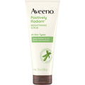 Aveeno Positively Radiant Skin Brightening Facial Scrub front view packaging