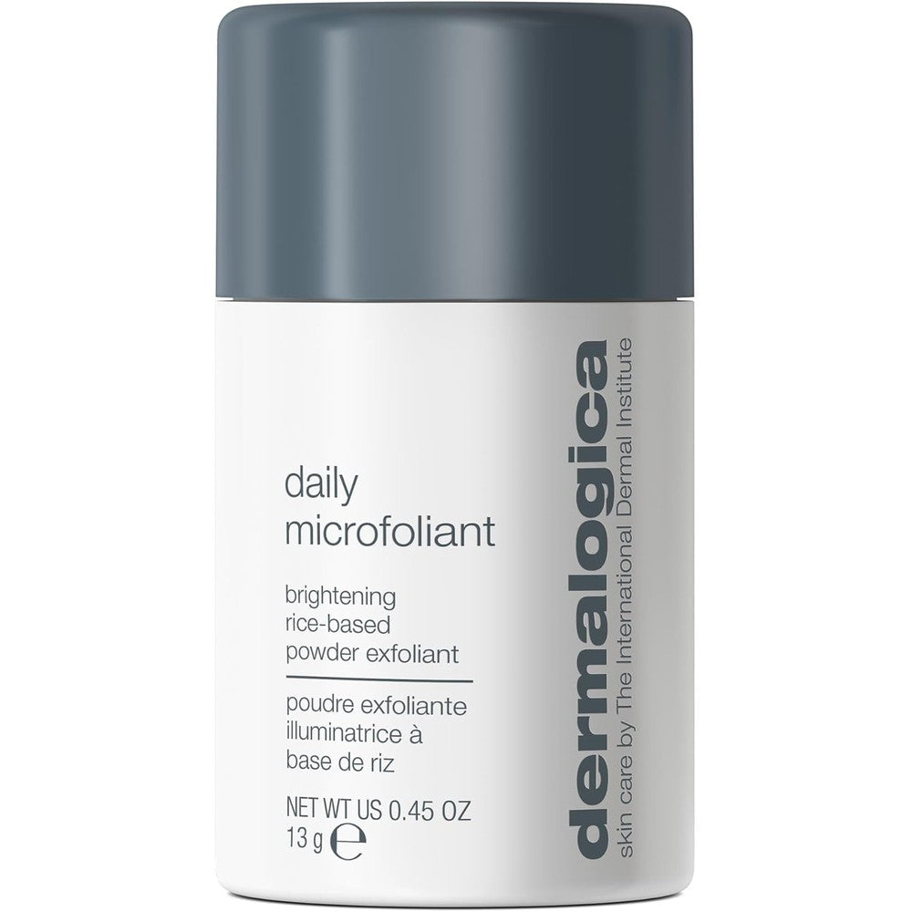 Dermalogica Daily Microfoliant 13 gram front view bottle for bright skin.