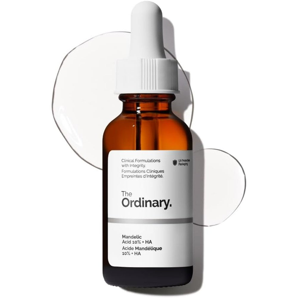 Mandelic acid serum for gentle facial exfoliation and skin clarity glow 30ml.