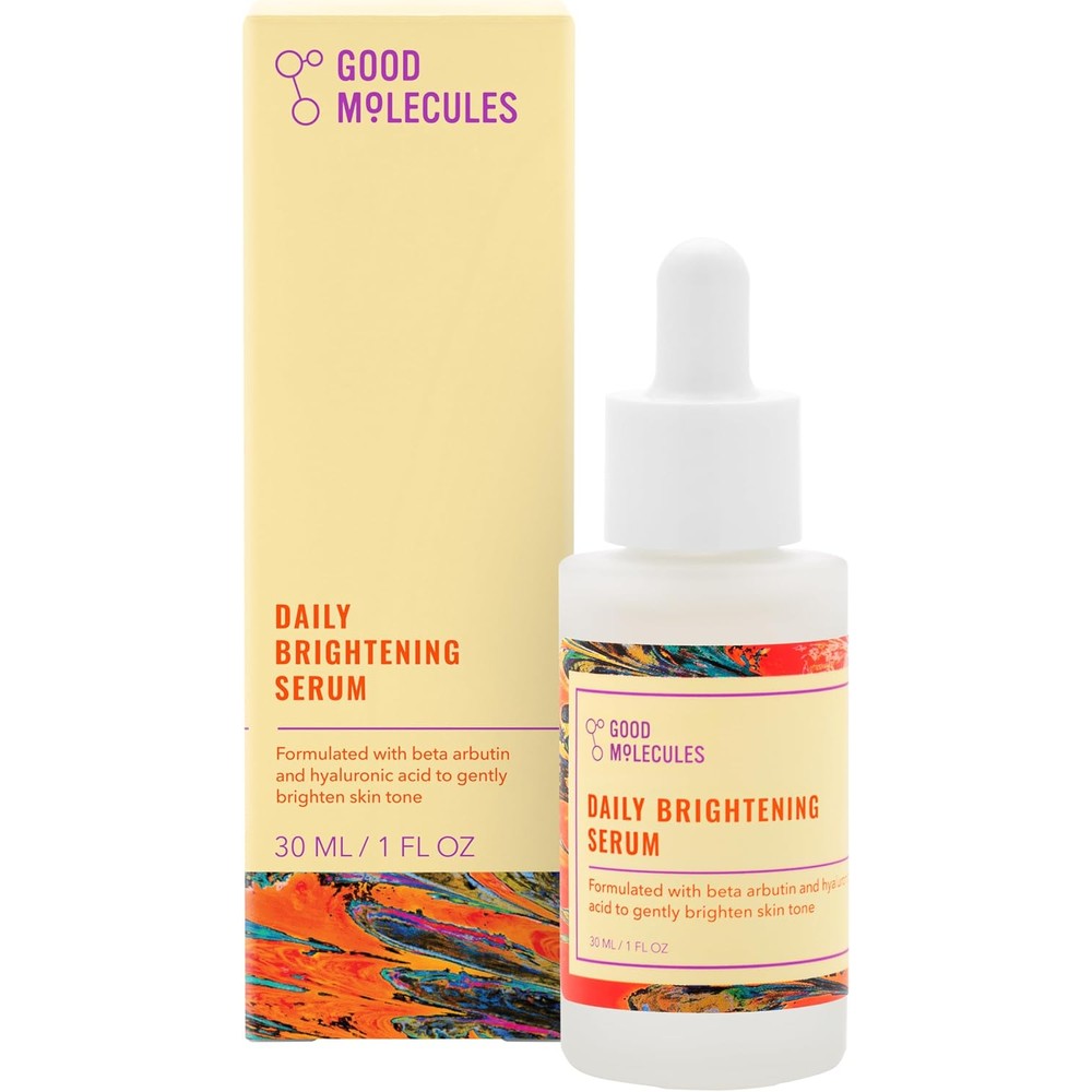 Good Molecules Daily Brightening Serum 30ml bottle for treating uneven skin tone