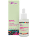 Good Molecules Overnight Exfoliating Treatment front view bottle packaging