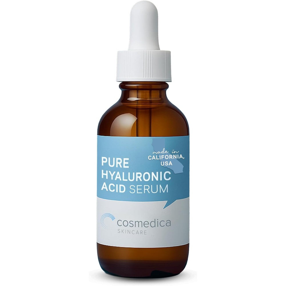 Cosmedica Skincare Pure Hyaluronic Acid Serum front view for intense skin hydration