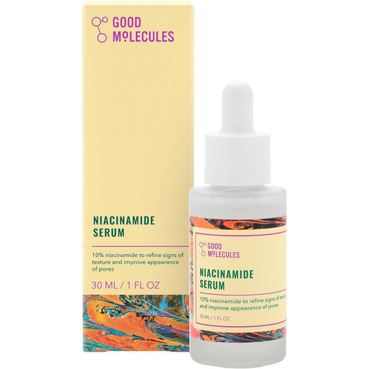 Good Molecules Niacinamide Serum 30ml bottle for refining skin texture and tone