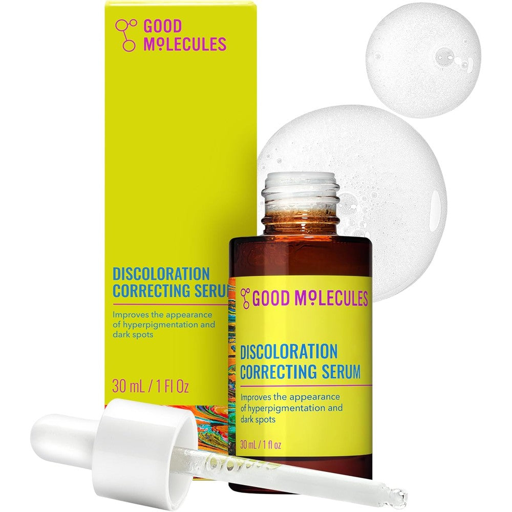Good Molecules Discoloration Correcting Serum bottle for treating dark spots on face