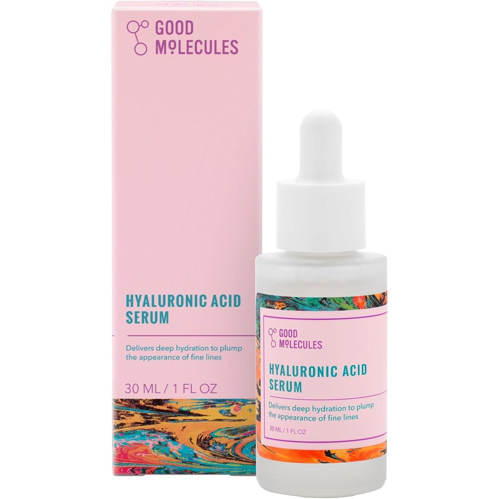 Good Molecules Hyaluronic Acid Serum 30ml bottle for deep facial hydration