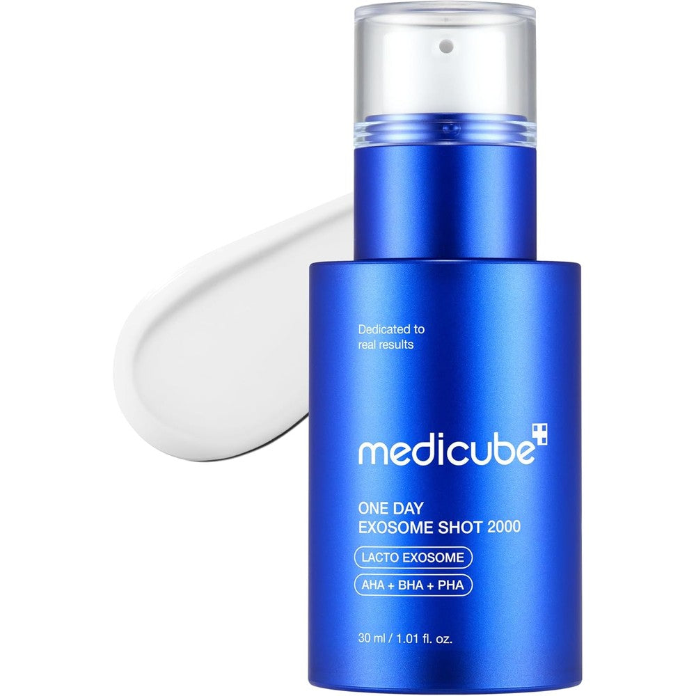 Medicube Exosome Shot serum delivering active ingredients deep into pores