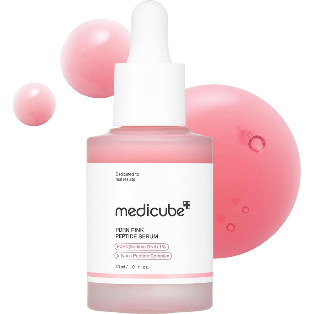 Medicube PDRN Pink Peptide serum for Korean glass glow skin radiance