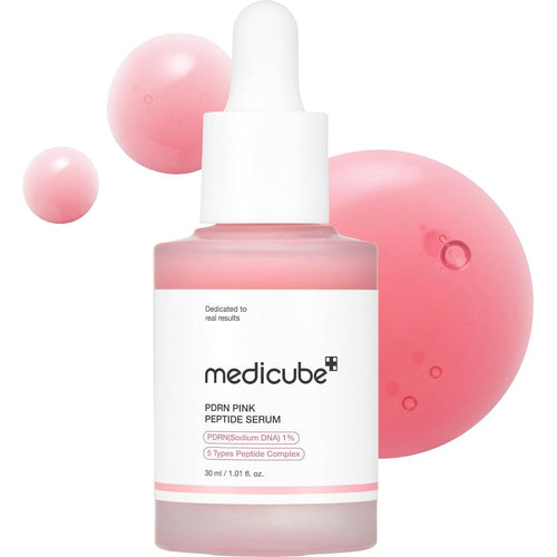 Medicube PDRN Pink Peptide serum for Korean glass glow skin radiance