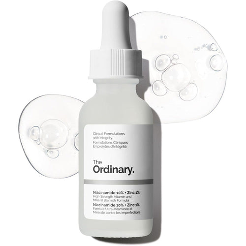 The Ordinary Niacinamide 10% Zinc 1% serum for oily skin and pore refinement
