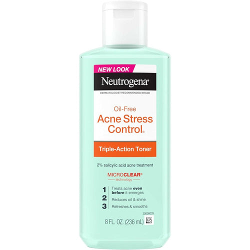 Neutrogena Acne Stress Control face toner 2% salicylic acid for oily breakout-prone skin