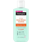 Neutrogena Acne Stress Control Triple Action Toner front view bottle for oily skin