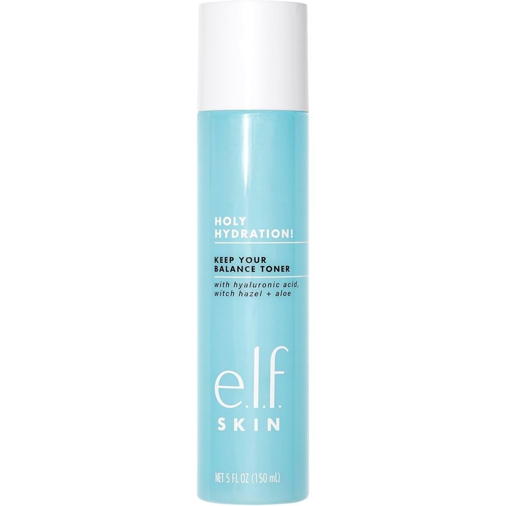 e.l.f. Keep Your Balance Toner bottle with Hyaluronic Acid and Aloe