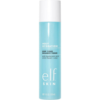 e.l.f. Keep Your Balance Toner bottle with Hyaluronic Acid and Aloe