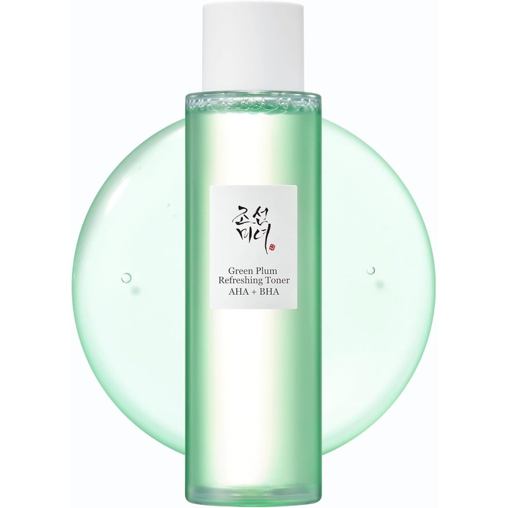Beauty of Joseon Green Plum AHA BHA Toner front view bottle on white background daily exfoliating toner