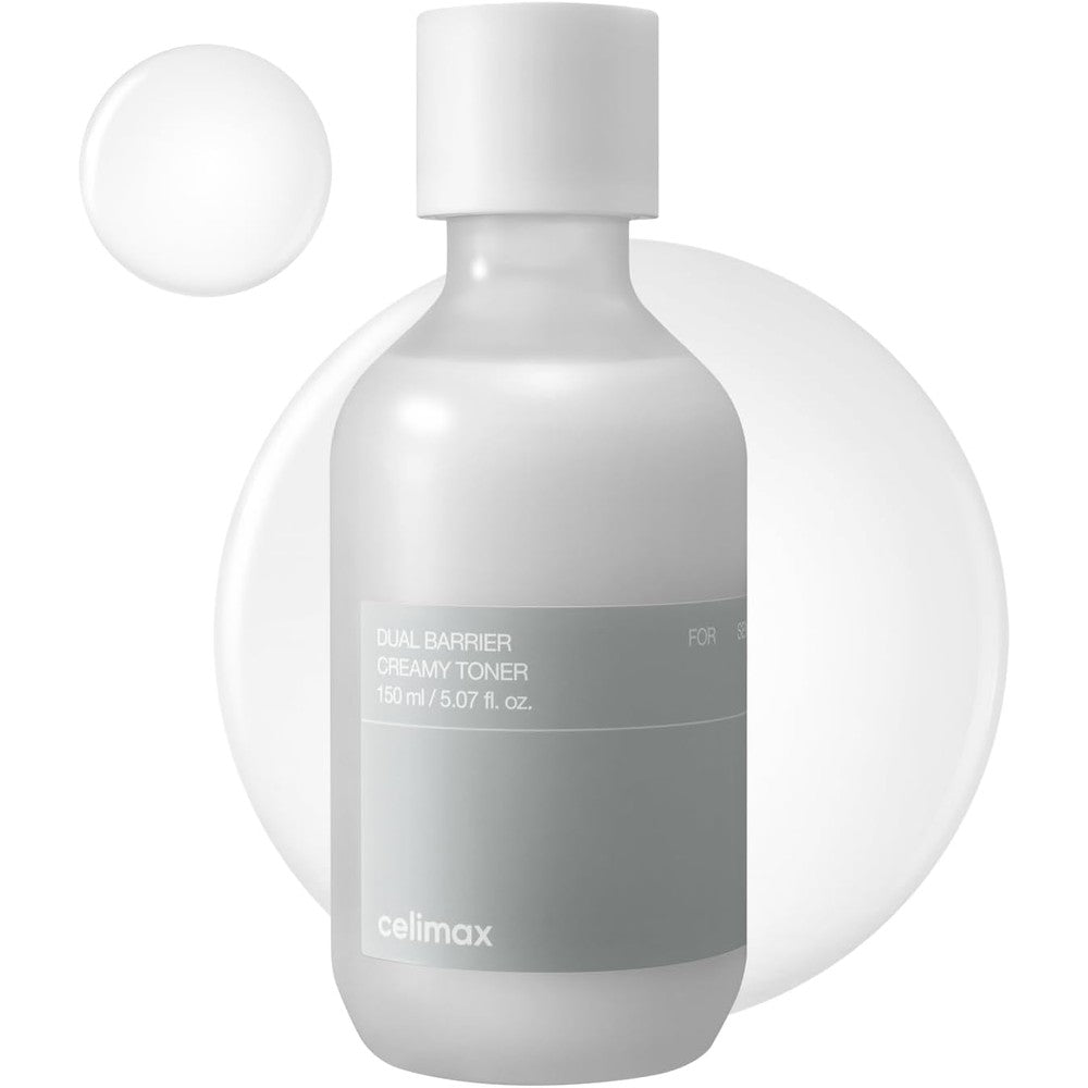 Celimax Dual Barrier Creamy Toner front view bottle for sensitive skin barrier repair