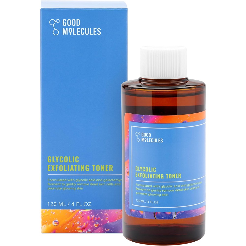 Good Molecules Glycolic Exfoliating Toner 120ml bottle for glowing skin