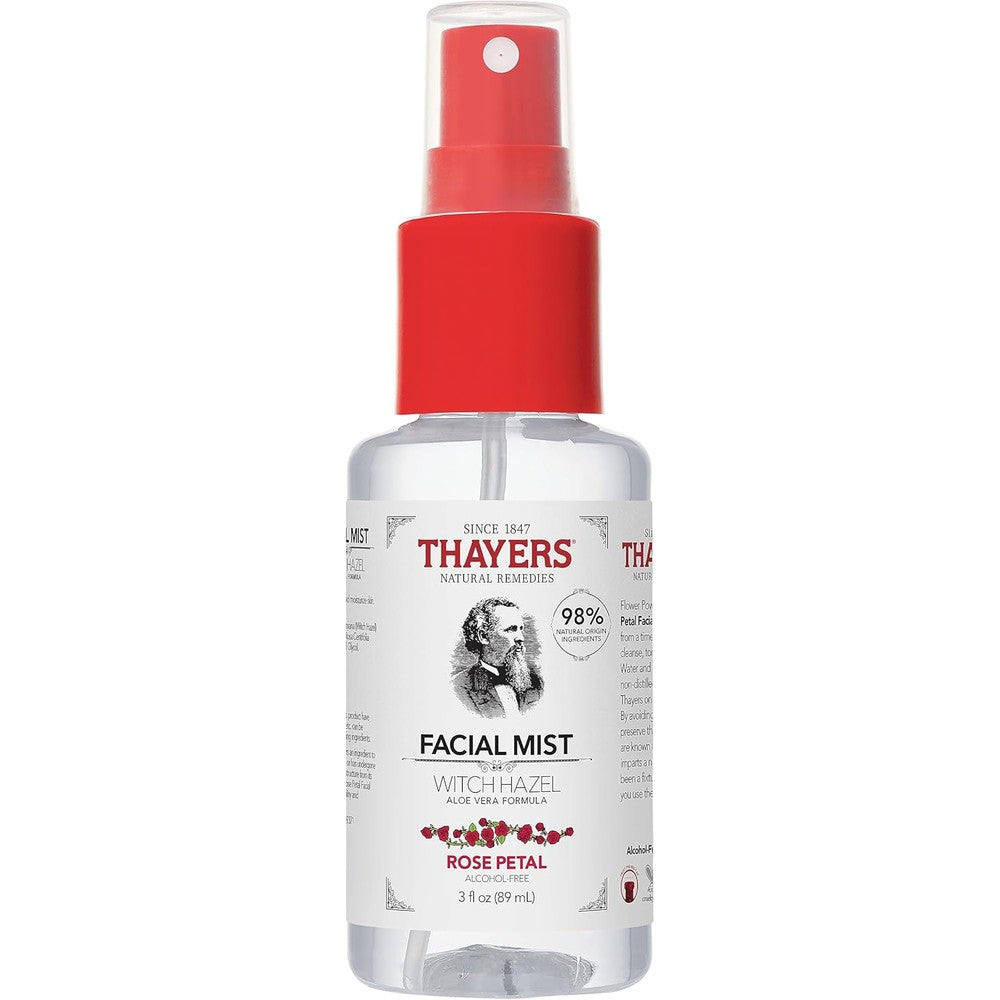 Thayers Rose Petal Witch Hazel Facial Mist Toner bottle front view