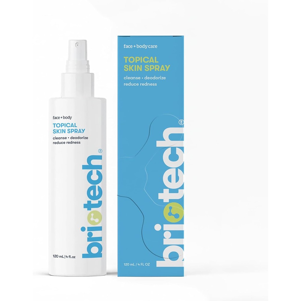 Briotech Topical Skin Spray 4 fluid ounce bottle front view