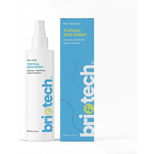 Briotech Topical Skin Spray 4 fluid ounce bottle front view