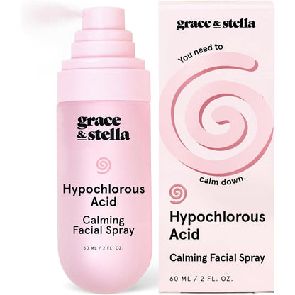 Grace & Stella Hypochlorous Acid Spray front view travel size acne mist