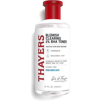 Thayers Blemish Clearing Salicylic Acid Toner front view bottle