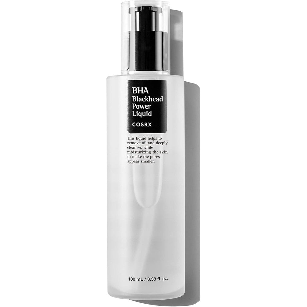 Cosrx BHA Blackhead Power Liquid 100ml front view bottle for pore minimizing skincare routine