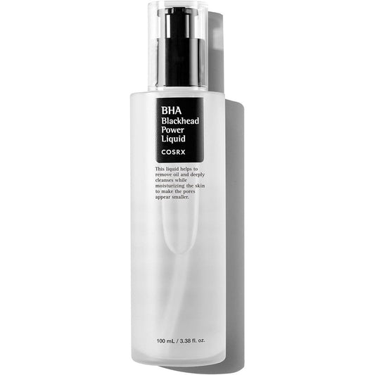 Cosrx BHA Blackhead Power Liquid 100ml front view bottle for pore minimizing skincare routine