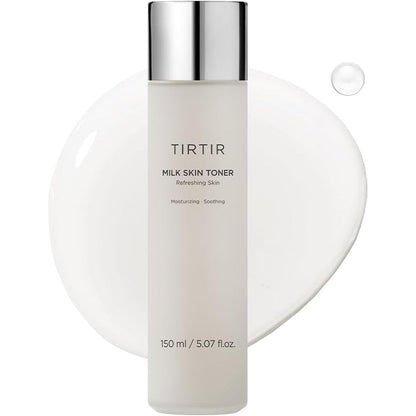 TIRTIR Milk Skin Rice Toner 150ml for deep facial hydration