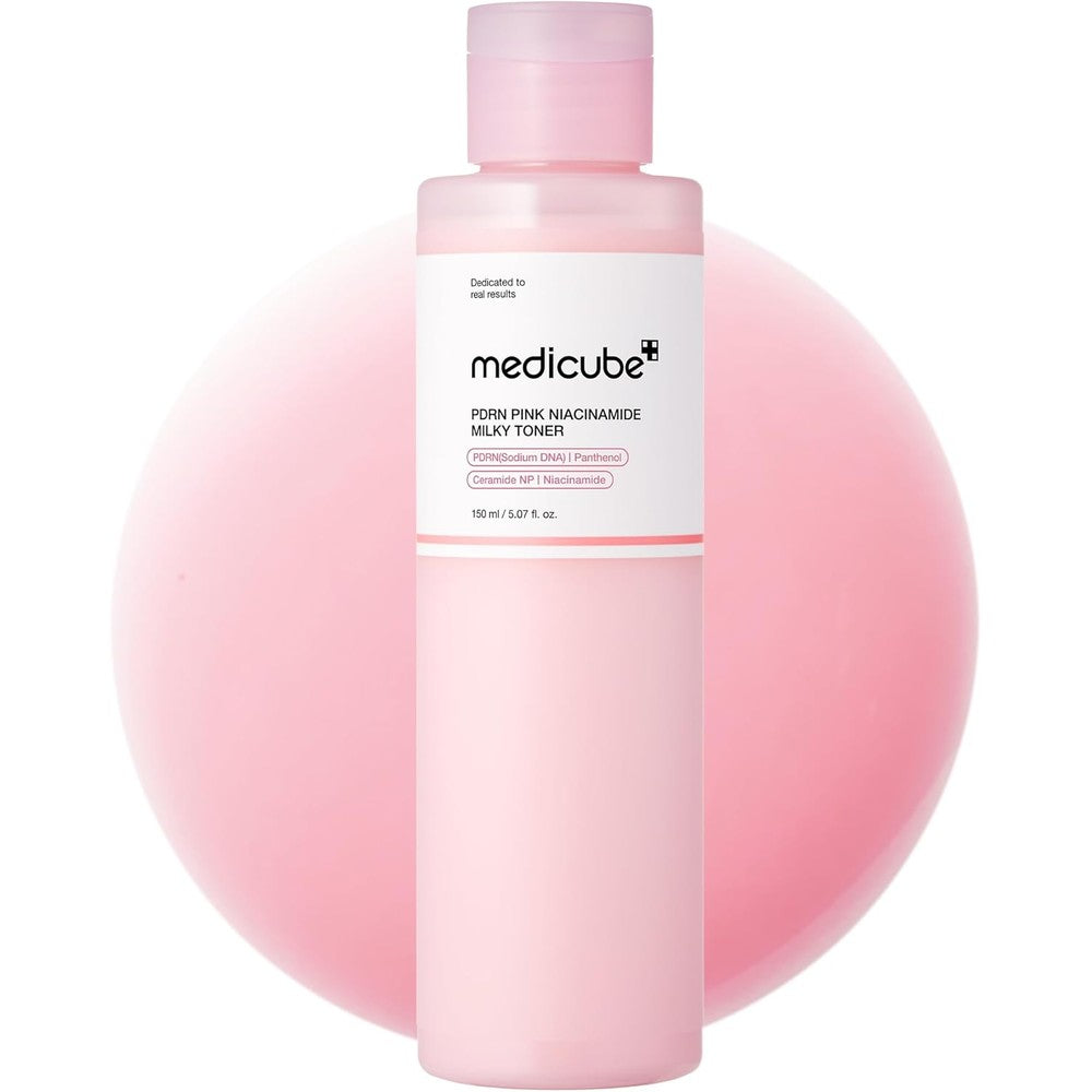 Medicube PDRN Pink Niacinamide Milky Toner front view