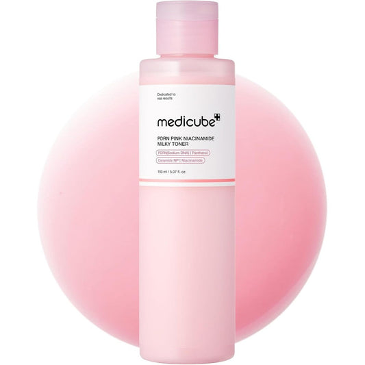 Medicube PDRN Pink Niacinamide Milky Toner front view