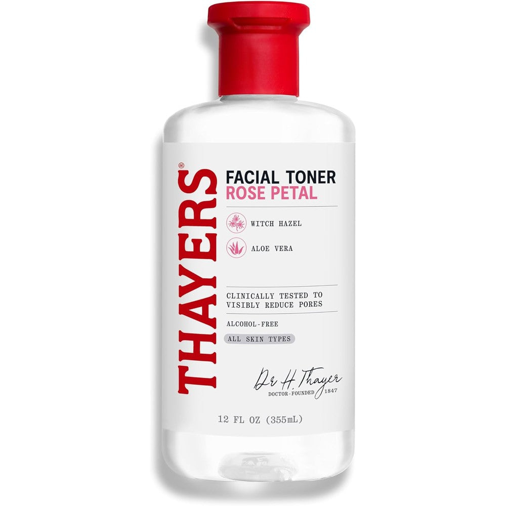 Thayers Rose Petal Witch Hazel Toner front bottle view