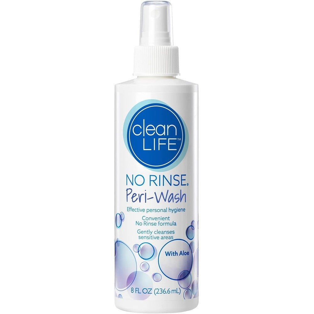 No Rinse Peri Wash 8 Fluid Ounce bottle front view