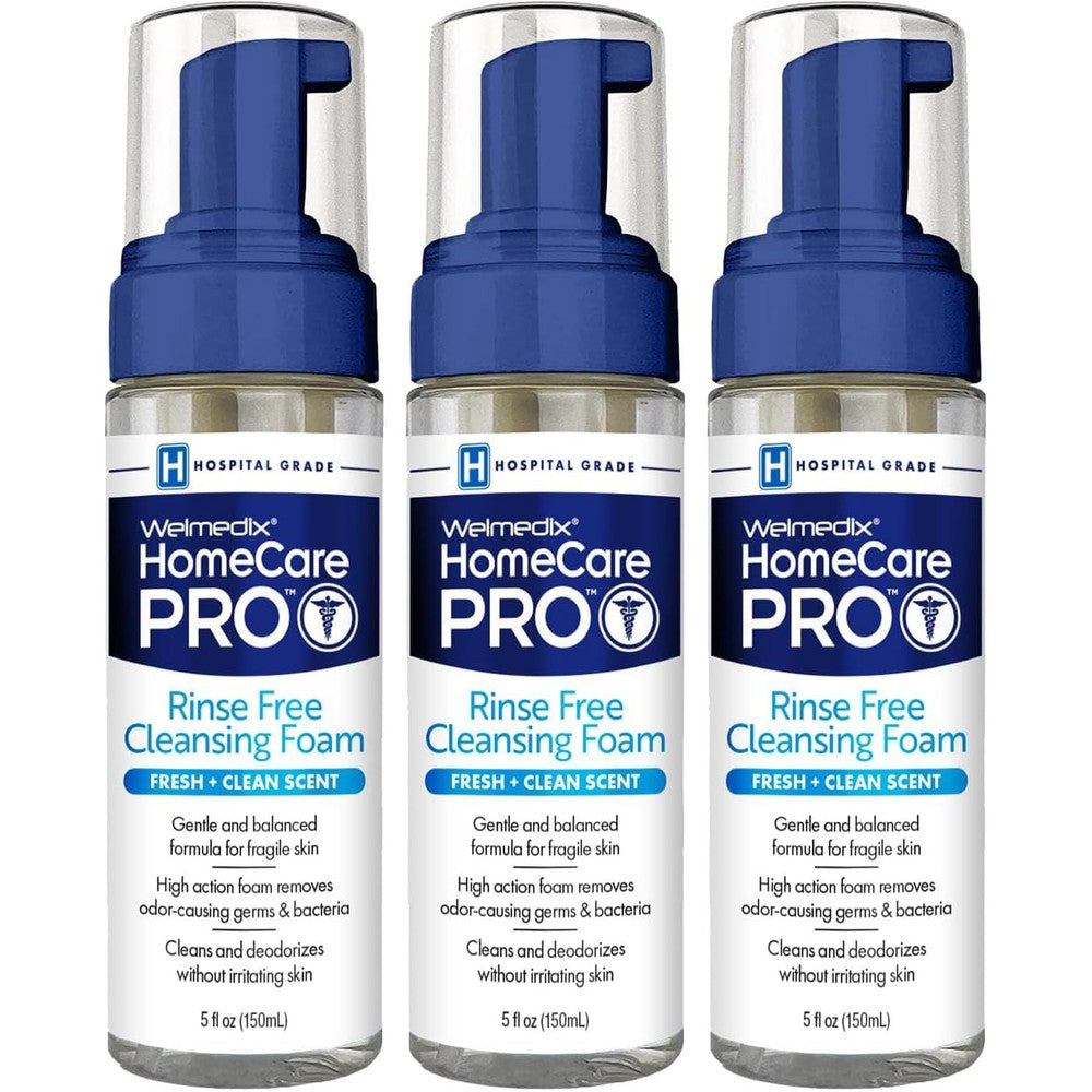 Welmedix Rinse Free Cleansing Foam front view bottle