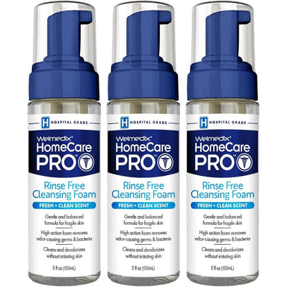 Welmedix Rinse Free Cleansing Foam front view bottle